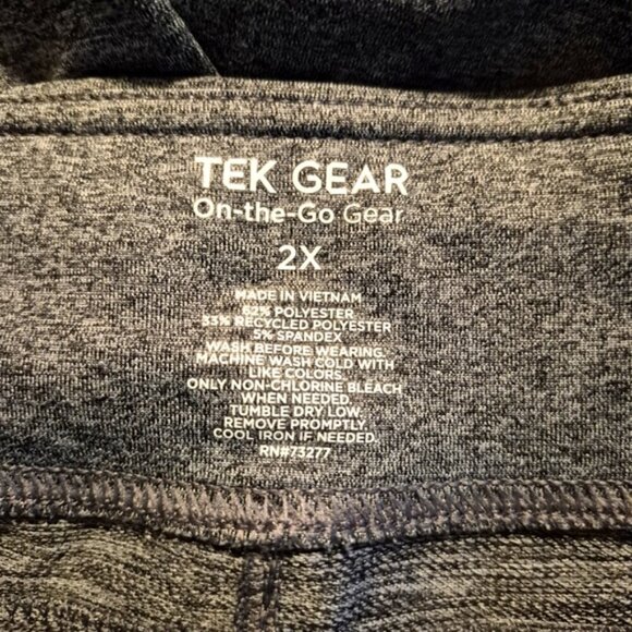Tek Gear men's size 2X gray on the go gear joggers, 4 pockets EUC - Picture 6 of 6